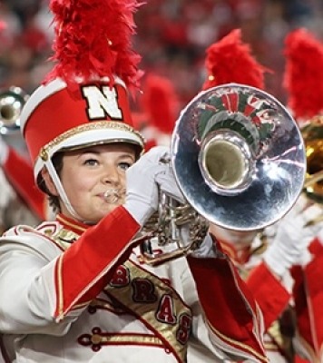 Cornhusker Marching Band CMB Highlights Pride of all Nebraska Pre-game Spectacular Husker Red